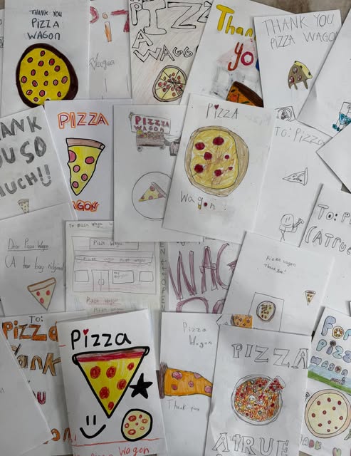 At Pizza Wagon: real pizzeria photos